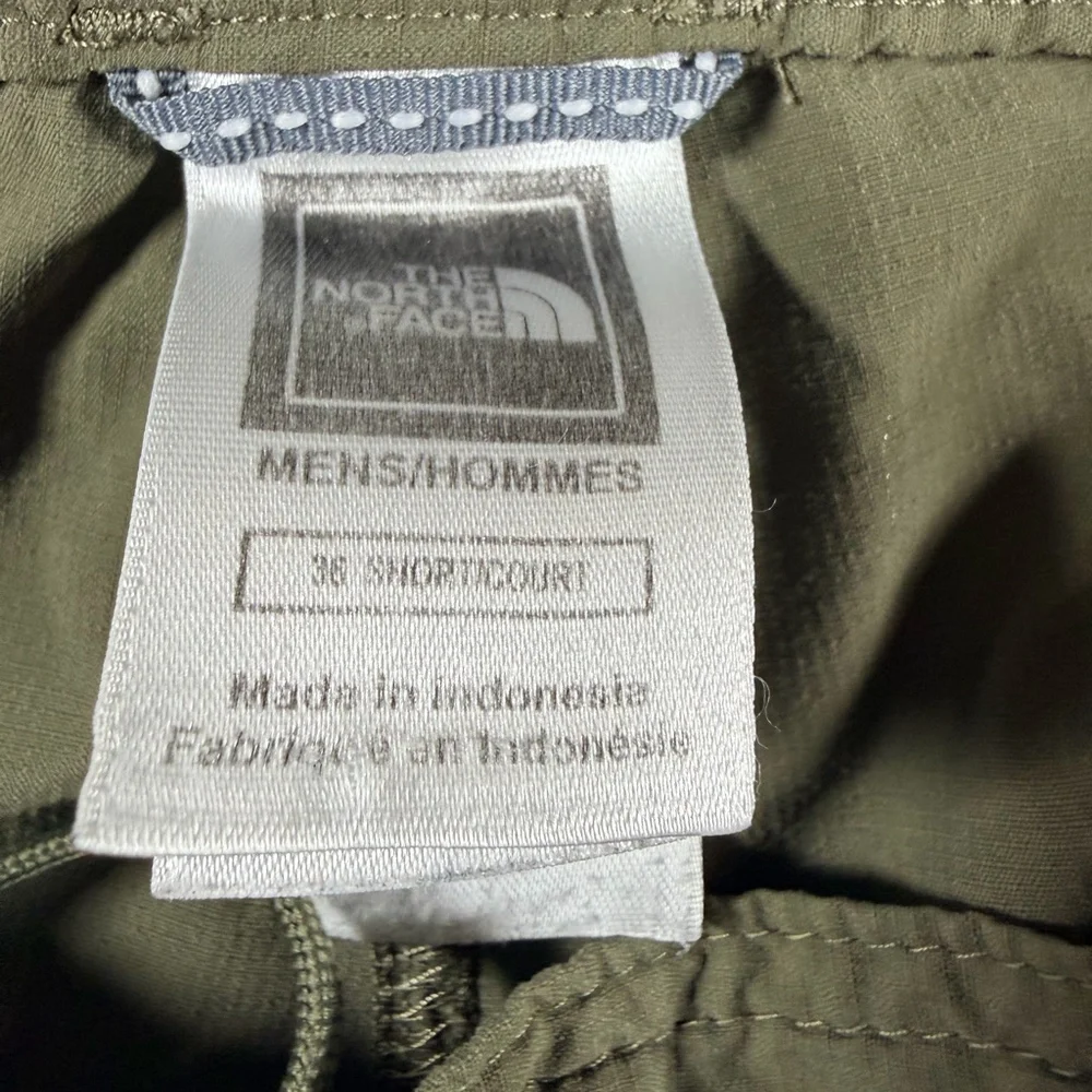 The North Face Men’s Convertible Cargo Pants Zip-Off Shorts Olive 36 Short